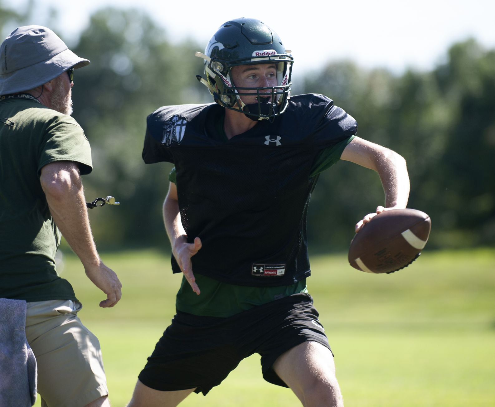 Metro-East Lutheran High School football practice